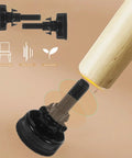 Heavy Duty Adjustable Furniture Leveler Feet Set Of 6 In Carbon Steel With Anti Slip Pads And T Shaped Nuts For Height Adjustment Perfect For Leveling Tables Desks Workbenches And Other Furniture, carbon steel chair leg leveler with anti-slip pad