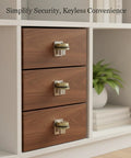 Keyless Mechanical Cam Lock For Drawers And Cabinets With A 3 Digit Combination Dial Gold Zinc Alloy Security on wood drawer