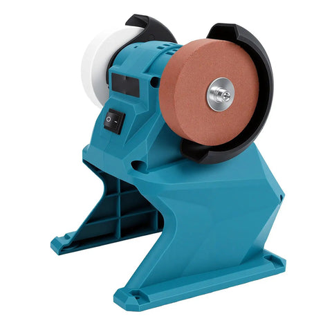 Daconovo 3 Inch Cordless Mini Bench Grinder With Dual 5500Rpm Wheels, portable mini tool sharpener with dual grinding wheels.