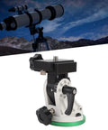Latitude Adjustment Seat for Telescopes Aluminum Alloy Equatorial Wedge Mount With Three Eighths Inch Thread on tripod