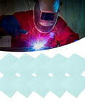 Top Pick 10 Pack Welding Lens Covers Fit Auto Darkening Helmets Heavy Gauge Polycarbonate Shield for eye protection during welding.