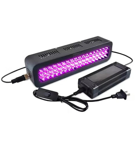 Pro Grade Heavy Duty LED UV Curing Bar For PCB Varnish Optical Glue Heat Sensitive Resin 365Nm 395Nm 405Nm Cold Non Heating Setup 1080W with power supply.