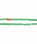 Endless Round Sling Two Pack 2 Foot Length Heavy Duty 5300 Pound Vertical Hitch Capacity 4200 Pound Choker Capacity 10600 Pound Basket Hitch Capacity Green Polyester Tuflex One And Three Eighths Inch Width