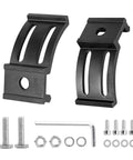 Bottom Mounted LED Light Bar Brackets Kit 2 Pack Adjustable Universal Slide Base Mounts For LED Pods And Work Light Bars