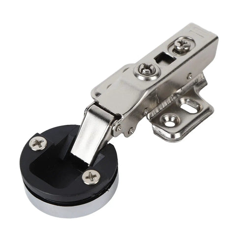 Glass Cabinet Door Hinge With No Slam Soft Close Damping For Bookcase Doors Stainless Steel 2 Pack Straight Arm Full Overlay 18mm