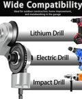 Heavy Duty Sheet Metal Cutter Nibbler Drill Attachment For Steel Aluminum Iron on lithium, electric, and impact drills.