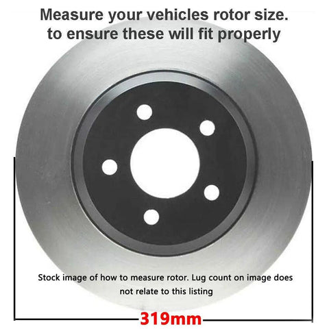 Front Brake Kit With Drilled And Slotted Rotors And Ceramic Pads For 2003 2009 Toyota 4Runner 2005 2023 Tacoma And 2007 2014 FJ Cruiser
