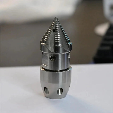 Anti Corrosion Rotating Nozzle For High Pressure Water Jet Pipe Cleaning Tough Clog Buster Accessory For Sewer Machines Corrosion Resistant Sewer Line Cleaner Tool With Rotating Jet