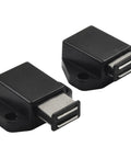 Heavy Duty Magnetic Cabinet Door Catches For Silent Soft Close Kitchen And Bathroom Drawers, Smooth Push To Open Plastic Black Latches