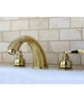 NuWave French Roman Tub Faucet In Polished Brass With Solid Brass Build 7 GPM Flow At 80 PSI 1/4 Turn Washerless Cartridge