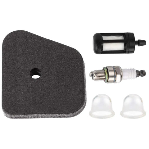 FS90R Air Filter Tune Up Kit For STIHL String Trimmers And Weed Eaters With Spark Plug, Fuel Filter, Primer Bulb, Replacement Parts