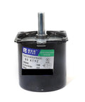 Heavy Duty Synchronous AC Motor 14W 220V Permanent Magnet Built Tough with 8mm shaft for reliable operation.