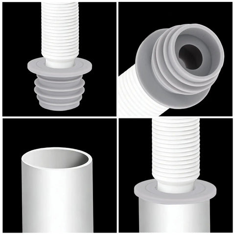 3 Pack Silicone Washing Machine Drain Hose Seal Kit With Pipe Cover Plugs For Kitchen Sink Bathroom Drainage And Laundry Room No Mess Leaks And Sewer Backflow Durable Leak Proof Silicone Washer Hose Seal, gray silicone hose seal
