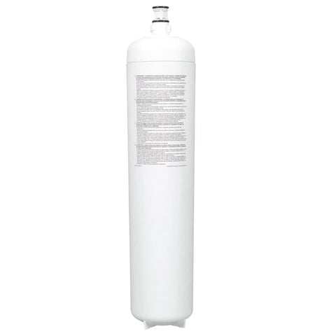 High Flow Water Filter Cartridge Straight Swap To Clean Cup Kick Out Chloramine Odor And Keep Your Commercial Gear Running Smooth With Durable Sanitary Fitment Hf95 Clx Replacement, white cylindrical design with instructions.