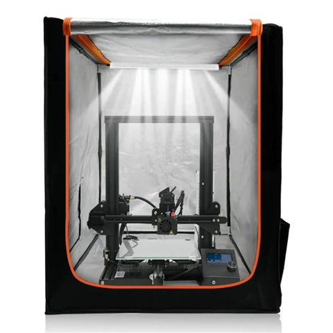 Image of Durable 3D Printer Enclosure With LED Lighting And Fireproof Walls Keeps Constant Temperature At 65 By 55 By 75 Cm Wide Compatibility