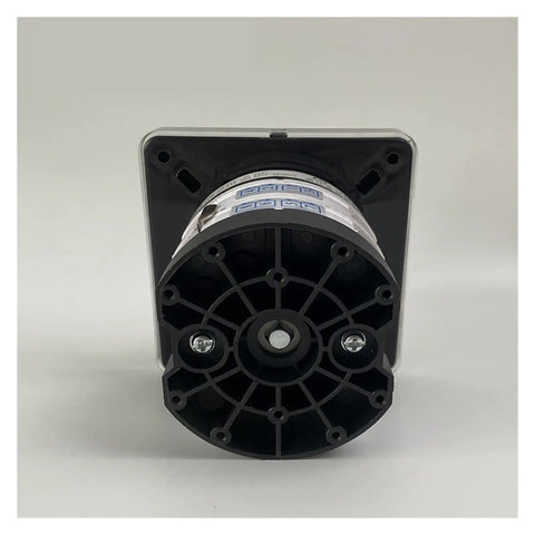 Back view of Changeover Rotary Cam Switch LW31 With 0 To 4 Positions, 660V 50A, Three Stages, Two Poles, Eight Terminals, Silver Finish