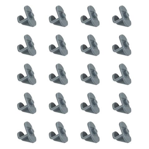 20 Pcs Industrial Freezer Shelf Clips Reinforced for Commercial Refrigerators and Walk-In Freezers Durable Shelf Stabilizers