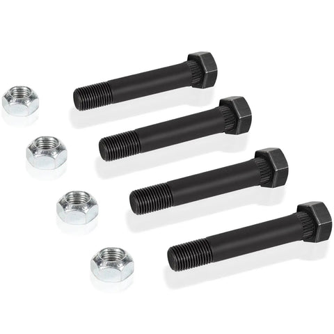 Heavy Duty Trailer Leaf Spring Shackle Bolts With Lock Nuts For Snug Fit On Two Inch Wide Slipper And Double Eye Springs.