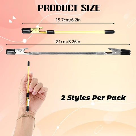 Two Pack Bracelet Helper Tools Set Portable One Handed Jewelry Clasp Helper With Hooks In 7.87 Inch And 6.3 Inch