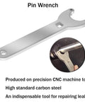 Pin wrench for 2 In 1 Front Mount Hydraulic Steering Cylinder Seal Kit, high standard carbon steel, used for leak repairs.