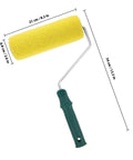 Texture Pattern Paint Roller Sponge Brush For Walls Ceilings And Home Painting Is A Total Gamechanger, 21cm yellow sponge roller.