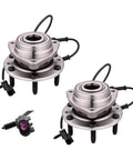 Front Wheel Hub Bearing Assembly Replacement For 2002 2009 Chevrolet Trailblazer And Related GM SUVs Pair Of 2 with connectors