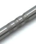 Close-up of Dual Sided Card Scraper Burnisher Go-To Tool With One Quarter Inch Solid Carbide Rod Four Inch Length Pro Grade Grooved