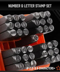 Easy To Pick 37 Piece Metal Letter And Number Stamp Set Six Millimeter Stamps For Jewelry Metal Leather And DIY Projects