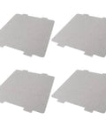 Four Pack Universal Microwave Waveguide Cover And Mica Plate Set High Temperature Insulation Sheets for most ovens, four square plates