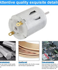 R280 DC Motor 12-24V High Speed Micro Motor 24000 RPM with aluminum body, quality coils, and fine processing details