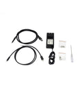Plug And Play Dual Bay Raid Hard Drive Enclosure Packing Hella Fast Usb 3 1 Gen 2 Type C To Sata Supports RAID Zero One components including power adapter, USB cables, screws, and screwdriver.