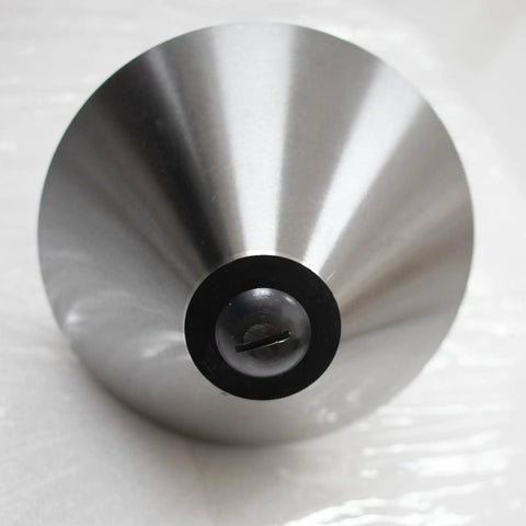 Bull Nose Live Center For Lathe MT3 75 Degree, Heavy Duty Alloy Steel Center For Hollow Turning Pipes, close-up view