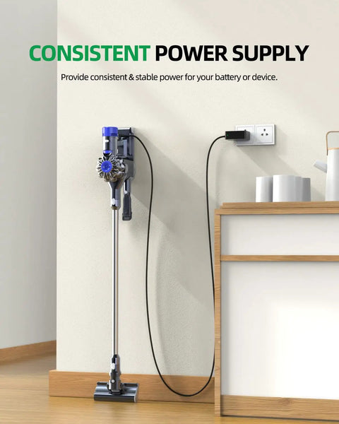Replacement Charger For V6 V7 V8 Cordless Vacuum With Red Charging Indicator And Green Full Indicator Safe Certified Power Cord