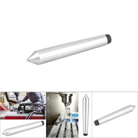 Morse Taper Dead Center MT1 MT2 Steel High Precision Lathe Center for Shaft Machining Center Hole Positioning 0.010 Inch Accuracy