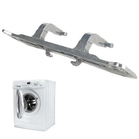 Heavy Duty Metal Door Hinge For Washer And Dryer Front Load Replacement shown with appliance
