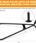 2 Pack Dirt Bike Triangle Stands For Rear Wheel Maintenance Stand Beefy Solid Steel Construction Fits 80cc To 500cc