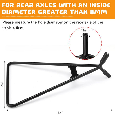 2 Pack Dirt Bike Triangle Stands For Rear Wheel Maintenance Stand Beefy Solid Steel Construction Fits 80cc To 500cc