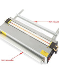 Compact Infrared Acrylic Bender For Plastic Sheets And Organic Boards Featuring Adjustable Heat Settings Plus Circulating Water Cooling for steady bending.