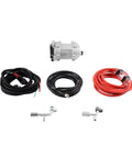 Heavy Duty 12V Electric Air Compressor Plug And Play For Rv Camper Truck Van Cab Direct Replacement Es18Cc012 components with wiring and fittings.