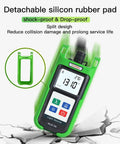 Fiber Optic Light Source 1310 1490 1550 Nanometer For PON FTTH Network Testing with drop-proof silicon shell display