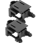 Rugged Aquarium Hose Clip Clamp For Tank Rim Or Stand, 7x5.6cm Water Pipe Holder Fits Tubes Up To 18mm, non-slip clamp viewed from side