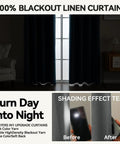 NFPA701 Flame Retardant Blackout Curtain Set For Bedroom And Living Room Light Gray 52 By 63 Inches 2 Panels With Grommets