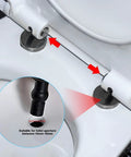 Two Pack Toilet Seat Hinge Replacement Kit With Top Fix Nuts And Quick Release Hinges For Back To Wall Fittings Easy Install