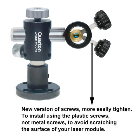 360 Degree Adjustable Laser Module Mount Holder Fits 6mm To 12.5mm Modules With Easy Tighten Screws, Taiwan Made Quality