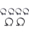 Titanium Catback Exhaust System For Mercedes-Benz AMG GLE63S 4.0T 2024 And Up Rear Section Snap On Installation clamps