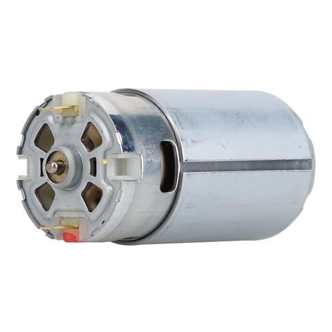 Straight Swap Dc Motor Replacement Part 629853 4, heavy-duty silver DC motor for cordless tools, ideal for reliable power restoration.