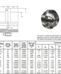 Heavy Duty Gear Coupling For Industrial Machinery High Torque Flexible Shaft Connection built tough for plant operations, dimensions and specs.
