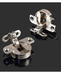 Rotating Concealed Cabinet Hinges 2 Pack Easy Install 97 Degree Folding Door Fittings For Wardrobe And Cupboard