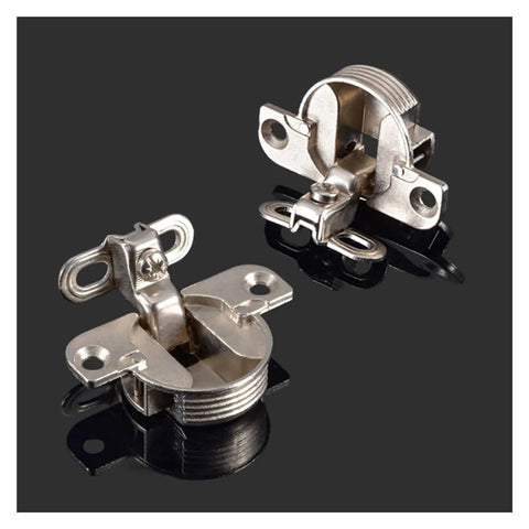 Rotating Concealed Cabinet Hinges 2 Pack Easy Install 97 Degree Folding Door Fittings For Wardrobe And Cupboard