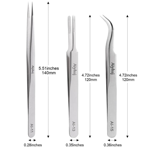 Upgraded Professional Pointed Precision Tweezers In High End Stainless Steel With Hand Polished Tips Rust Proof And Waterproof Sandblasted Finish For Ultra Accurate Grabs In Beauty Electronics Crafts And Hobby Projects, 140mm